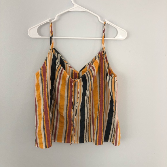 LOFT striped flowy tank - Picture 2 of 3